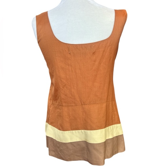 Marni Y2K Spring 06 Colorblock Silk Pintucked Blouse - Picture 5 of 9